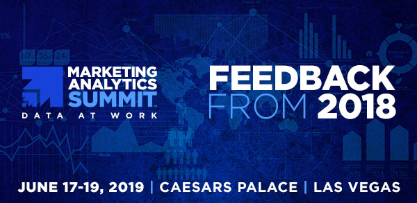 Marketing Analytics Summit - Feedback from Marketing Analytics Summit 2018